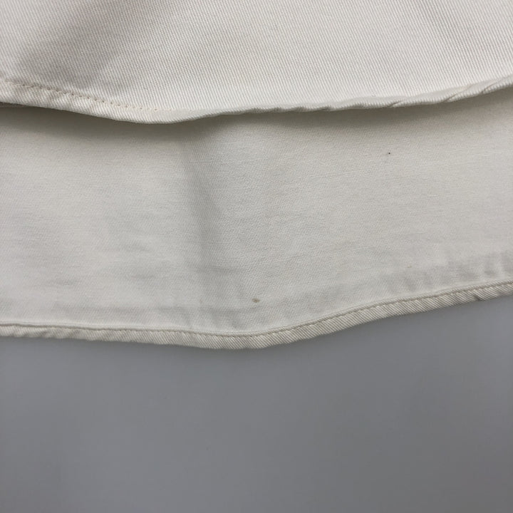 Ralph Lauren Classic Fit Long Sleeve Button Down Shirt Men's XL cotton ivory Vintage Second Hand