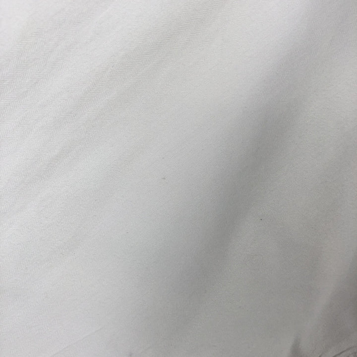 Ralph Lauren ANDREW herringbone long-sleeve button-down shirt, men's size XL. cotton white type Vintage Second Hand