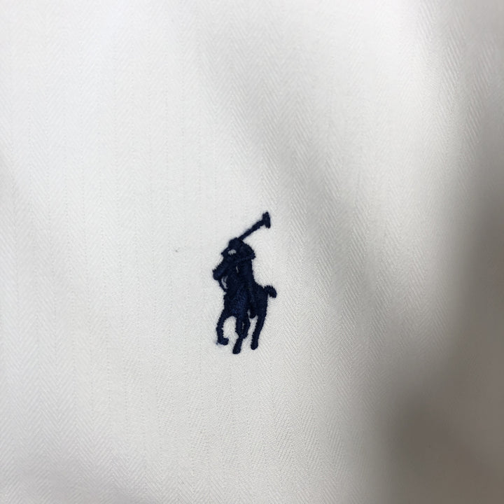 Ralph Lauren Classic Fit Long Sleeve Button Down Shirt Men's XL cotton white type Vintage Second Hand
