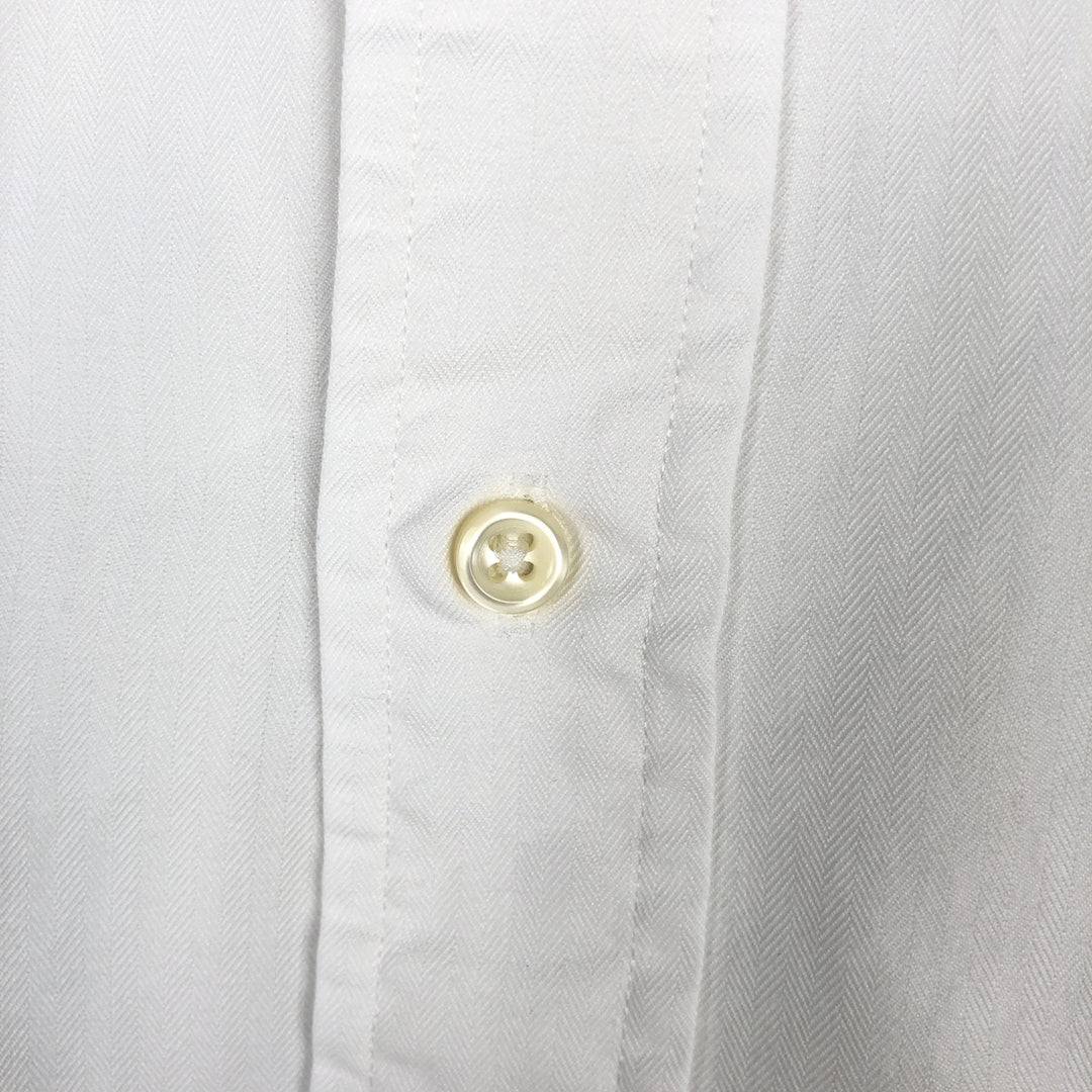 Ralph Lauren Classic Fit Long Sleeve Button Down Shirt Men's XL cotton white type Vintage Second Hand