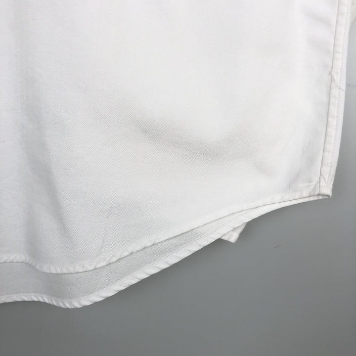 Ralph Lauren Classic Fit Long Sleeve Button Down Shirt Men's XL cotton white type Vintage Second Hand