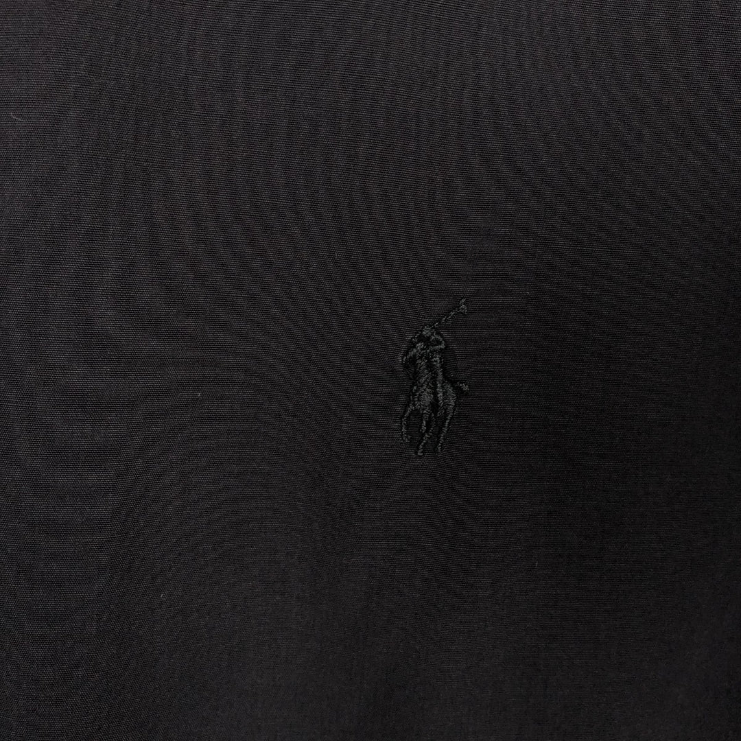 Ralph Lauren YARMOUTH long sleeve button down shirt, men's XL size cotton black type Vintage Second Hand