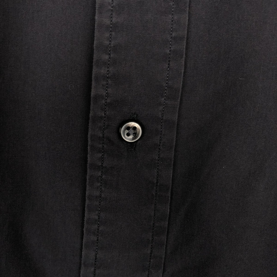 Ralph Lauren YARMOUTH long sleeve button down shirt, men's XL size cotton black type Vintage Second Hand