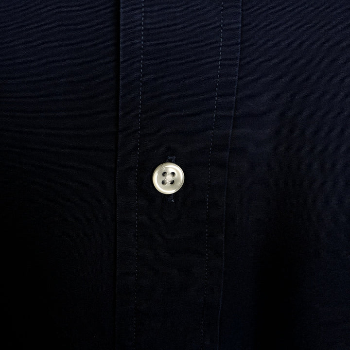 Ralph Lauren BLAKE Long-Sleeve Button-Down Shirt, Men's Size XXL (equivalent) cotton navy blue type Vintage Second Hand