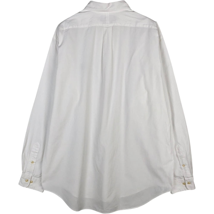 Ralph Lauren Classic Fit Long Sleeve Button Down Shirt Men's XXL cotton white type Vintage Second Hand