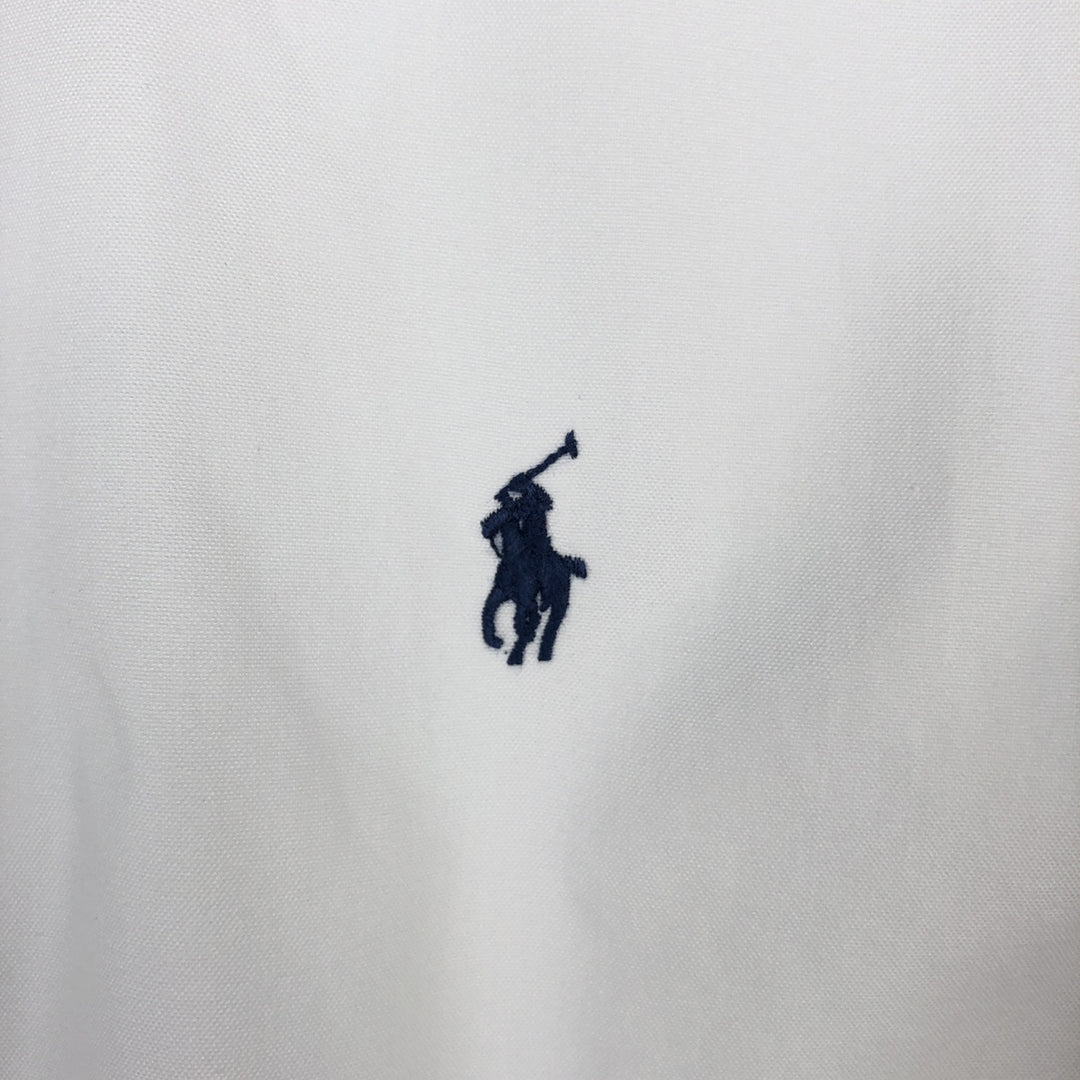 Ralph Lauren Classic Fit Long Sleeve Button Down Shirt Men's XXL cotton white type Vintage Second Hand