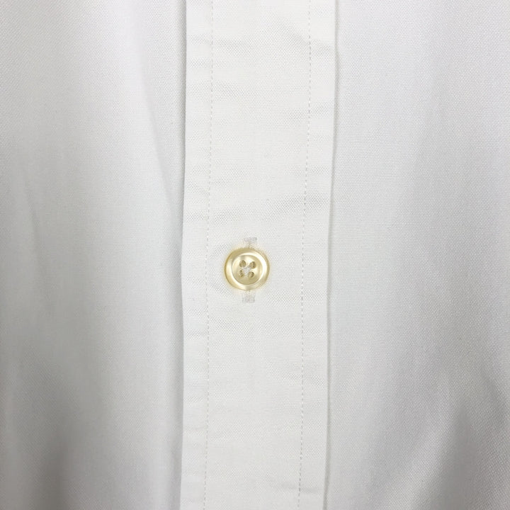 Ralph Lauren Classic Fit Long Sleeve Button Down Shirt Men's XXL cotton white type Vintage Second Hand