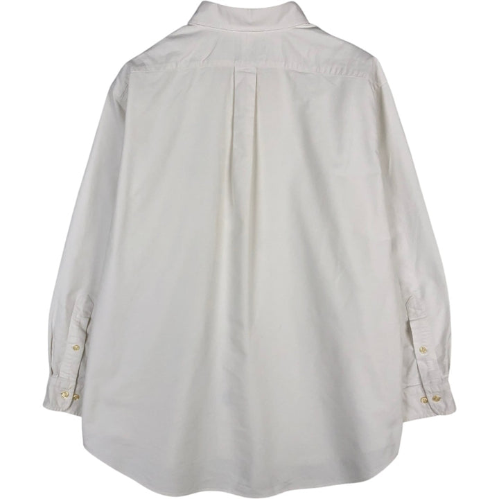 Ralph Lauren Classic Fit Long Sleeve Button Down Shirt Men's XXL cotton white type Vintage Second Hand