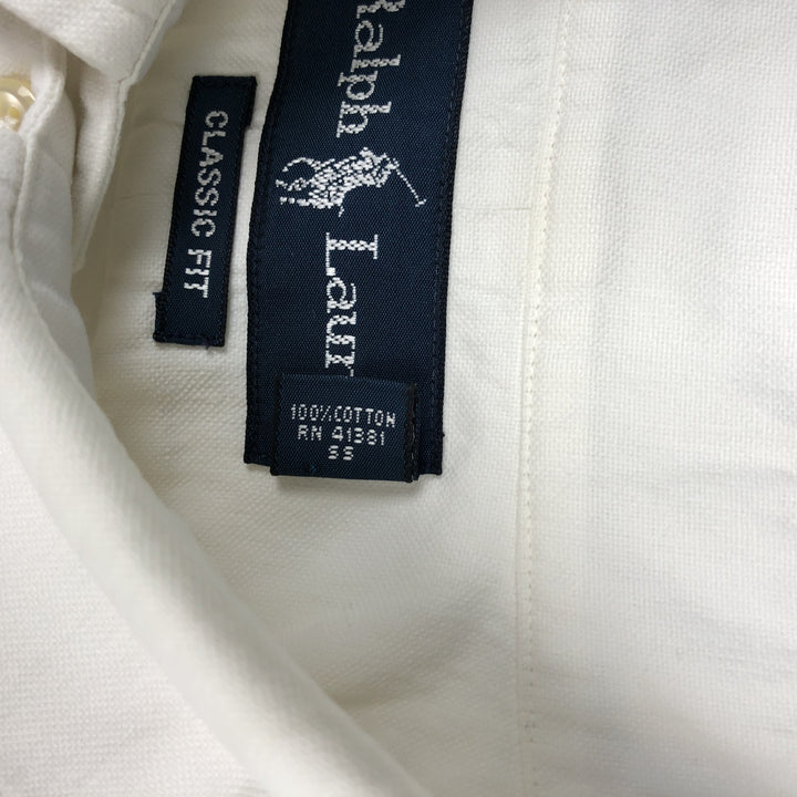 Ralph Lauren Classic Fit Long Sleeve Button Down Shirt Men's XXL cotton white type Vintage Second Hand