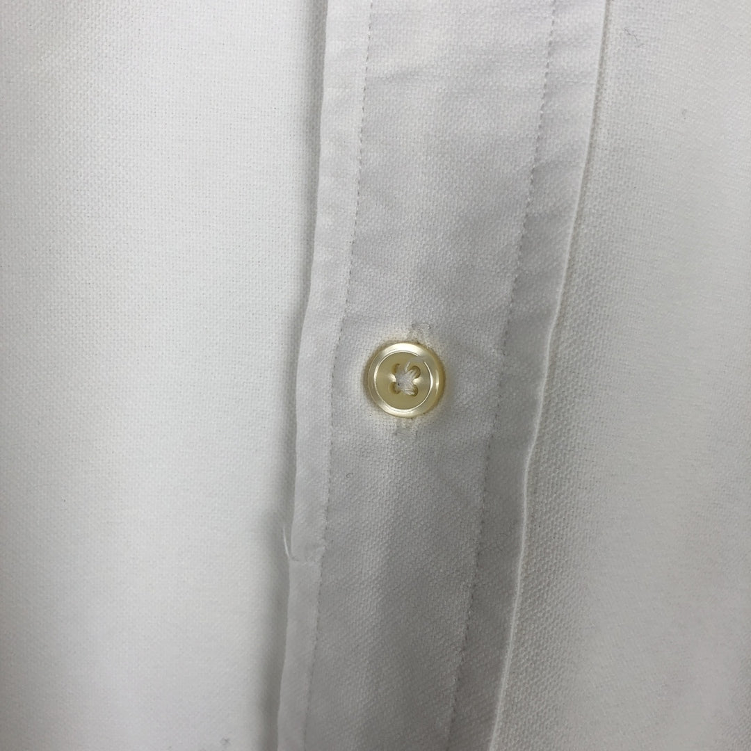 Ralph Lauren Classic Fit Long Sleeve Button Down Shirt Men's XXL cotton white type Vintage Second Hand