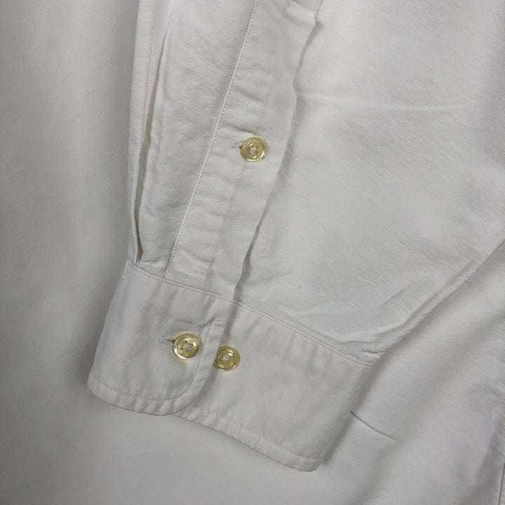 Ralph Lauren Classic Fit Long Sleeve Button Down Shirt Men's XXL cotton white type Vintage Second Hand