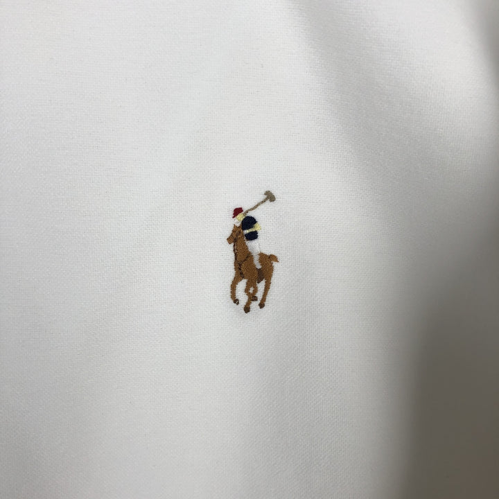 Ralph Lauren Classic Fit Long Sleeve Button Down Shirt, Men's Size L cotton white type Vintage Second Hand
