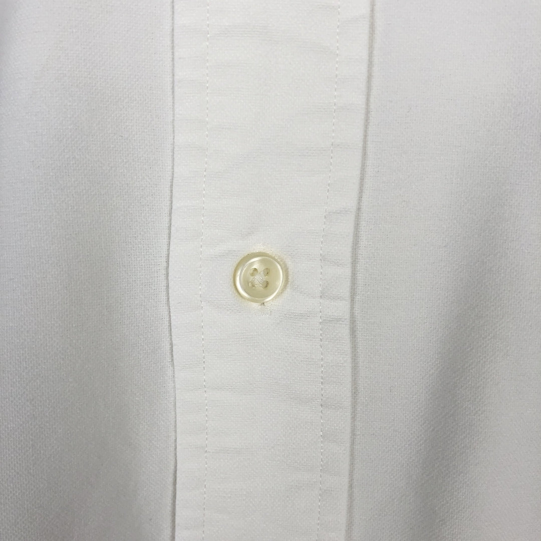 Ralph Lauren Classic Fit Long Sleeve Button Down Shirt, Men's Size L cotton white type Vintage Second Hand