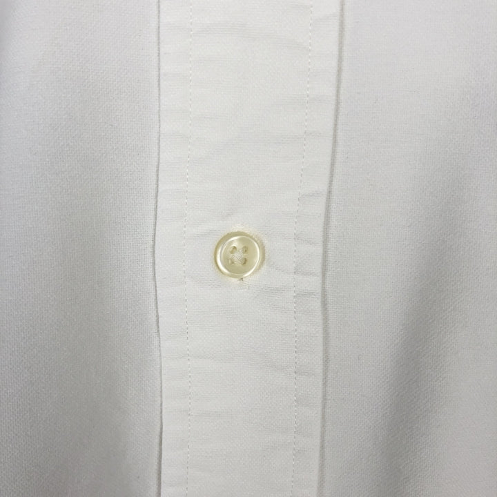 Ralph Lauren Classic Fit Long Sleeve Button Down Shirt, Men's Size L cotton white type Vintage Second Hand