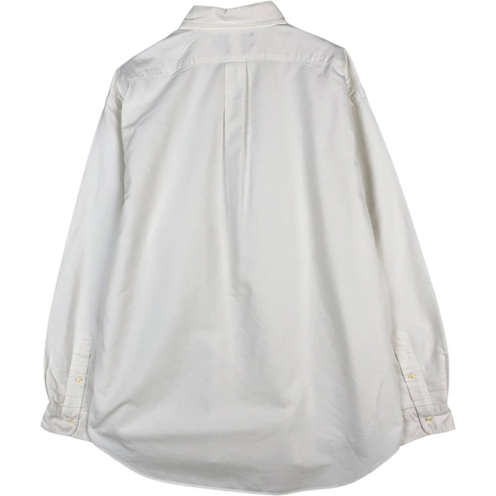 Ralph Lauren long sleeve button down shirt, men's XXL size cotton white type Vintage Second Hand