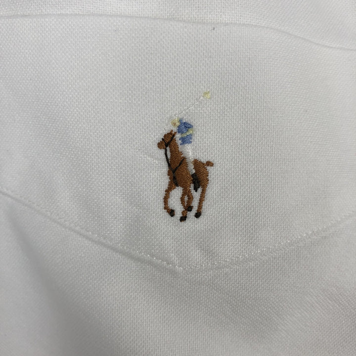 Ralph Lauren long sleeve button down shirt, men's XXL size cotton white type Vintage Second Hand