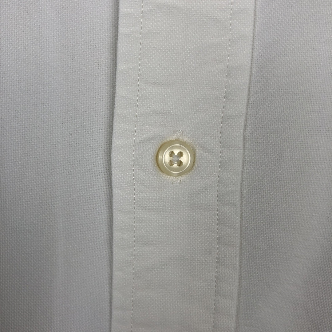 Ralph Lauren long sleeve button down shirt, men's XXL size cotton white type Vintage Second Hand