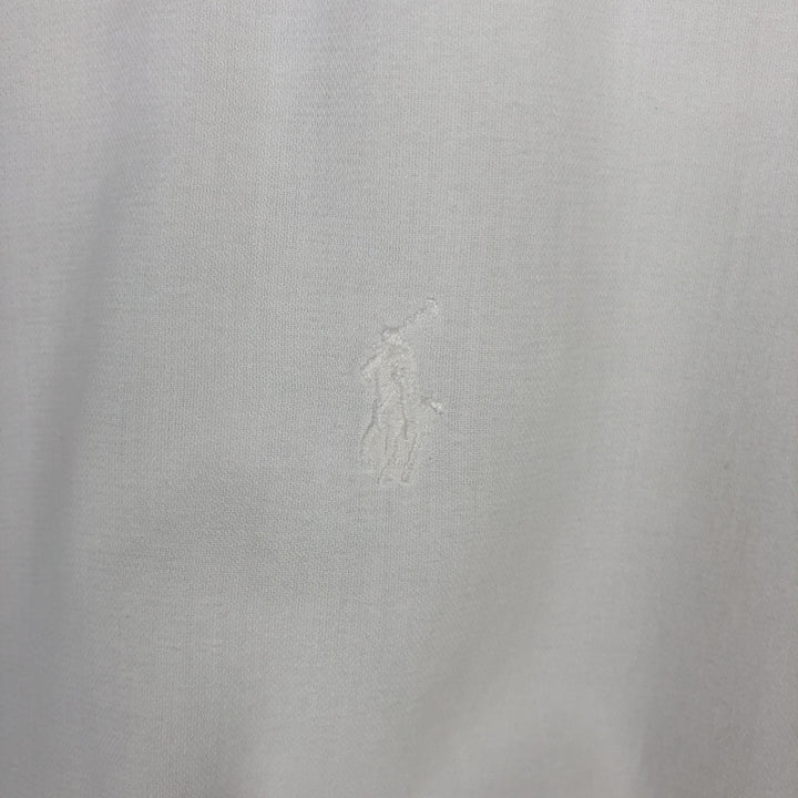 Ralph Lauren ANDREW Long-Sleeve Cotton Shirt, Men's Size XXL (approx.) cotton white type Vintage Second Hand