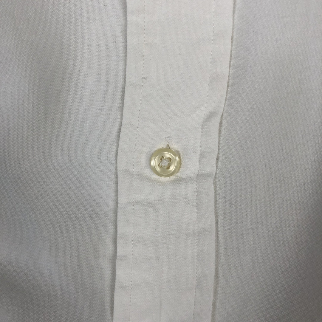 Ralph Lauren ANDREW Long-Sleeve Cotton Shirt, Men's Size XXL (approx.) cotton white type Vintage Second Hand