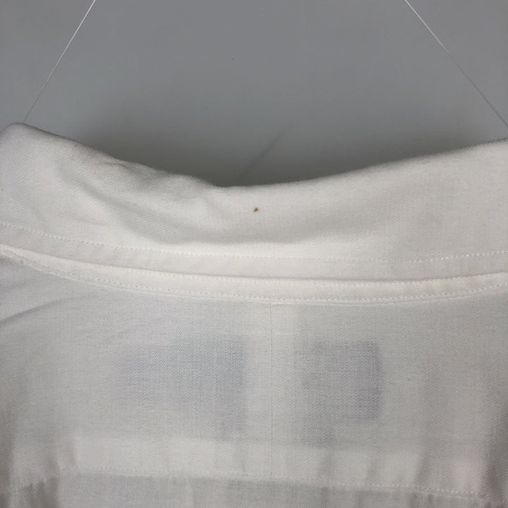 Ralph Lauren ANDREW Long-Sleeve Cotton Shirt, Men's Size XXL (approx.) cotton white type Vintage Second Hand