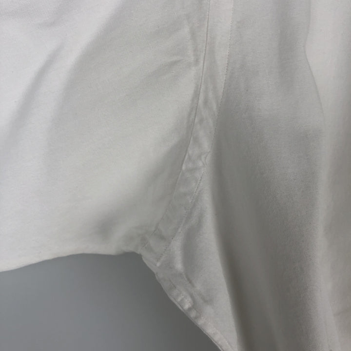 Ralph Lauren ANDREW Long-Sleeve Cotton Shirt, Men's Size XXL (approx.) cotton white type Vintage Second Hand