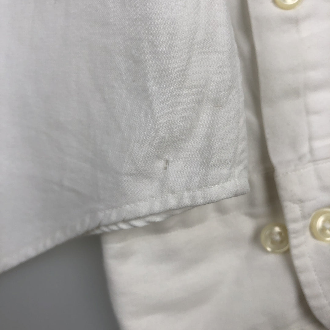 Ralph Lauren ANDREW Long-Sleeve Cotton Shirt, Men's Size XXL (approx.) cotton white type Vintage Second Hand