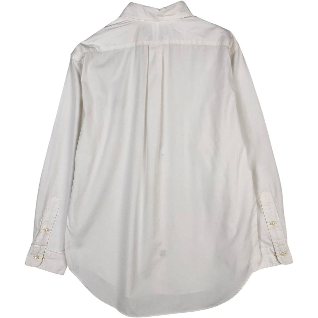 Ralph Lauren Classic Fit Long Sleeve Button Down Shirt, Men's Size L cotton white type Vintage Second Hand