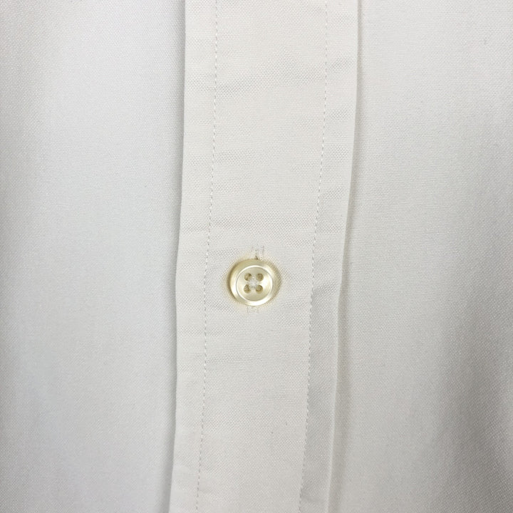Ralph Lauren Classic Fit Long Sleeve Button Down Shirt, Men's Size L cotton white type Vintage Second Hand