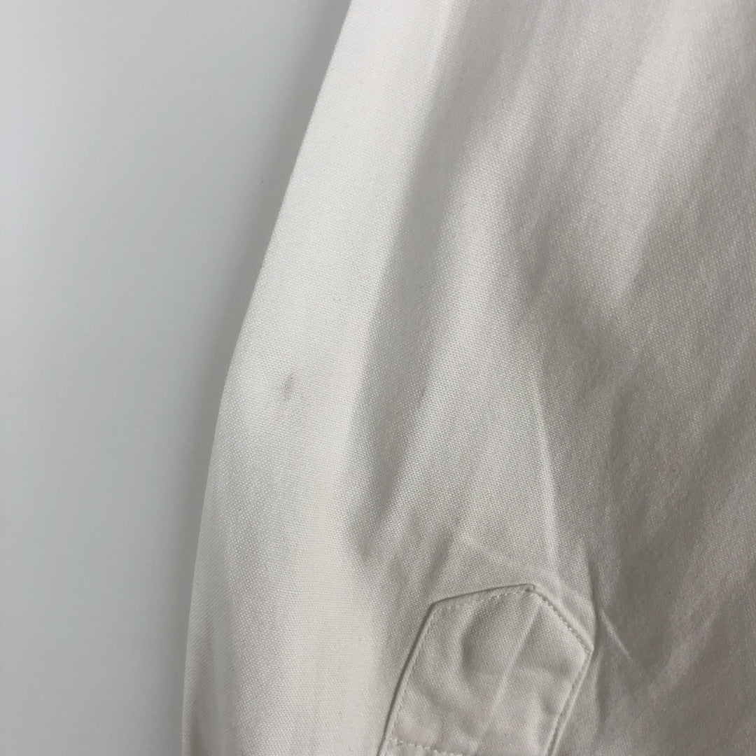 Ralph Lauren Classic Fit Long Sleeve Button Down Shirt, Men's Size L cotton white type Vintage Second Hand