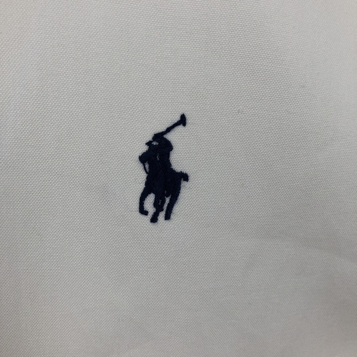 Ralph Lauren YARMOUTH long sleeve button down shirt, men's XXL size cotton white type Vintage Second Hand