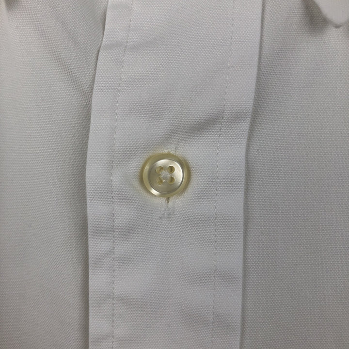 Ralph Lauren YARMOUTH long sleeve button down shirt, men's XXL size cotton white type Vintage Second Hand