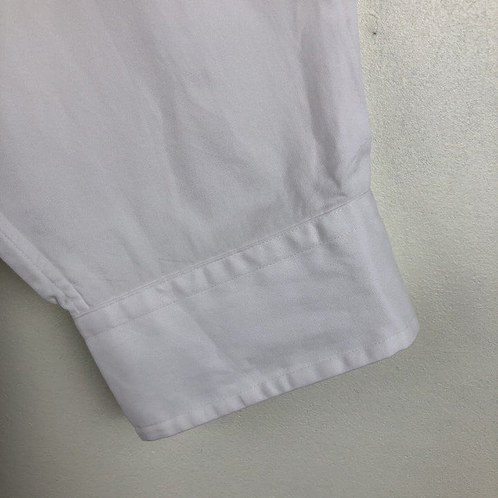 Ralph Lauren YARMOUTH long sleeve button down shirt, men's XXL size cotton white type Vintage Second Hand