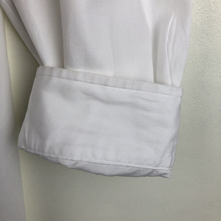 Ralph Lauren YARMOUTH long sleeve button down shirt, men's XXL size cotton white type Vintage Second Hand