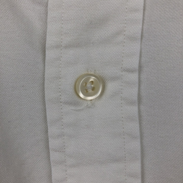 Ralph Lauren long sleeve button down shirt, men's XL size cotton white type Vintage Second Hand
