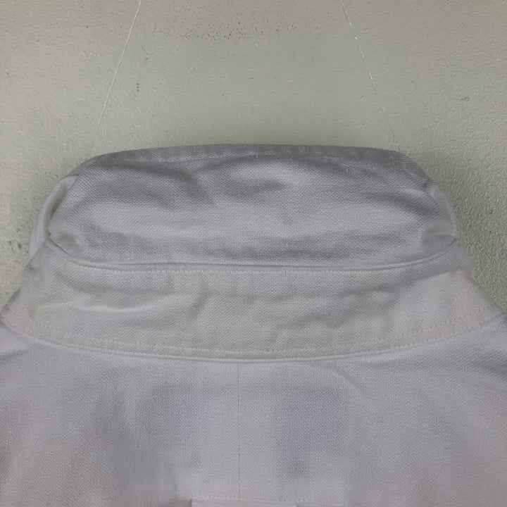 Ralph Lauren long sleeve button down shirt, men's XL size cotton white type Vintage Second Hand