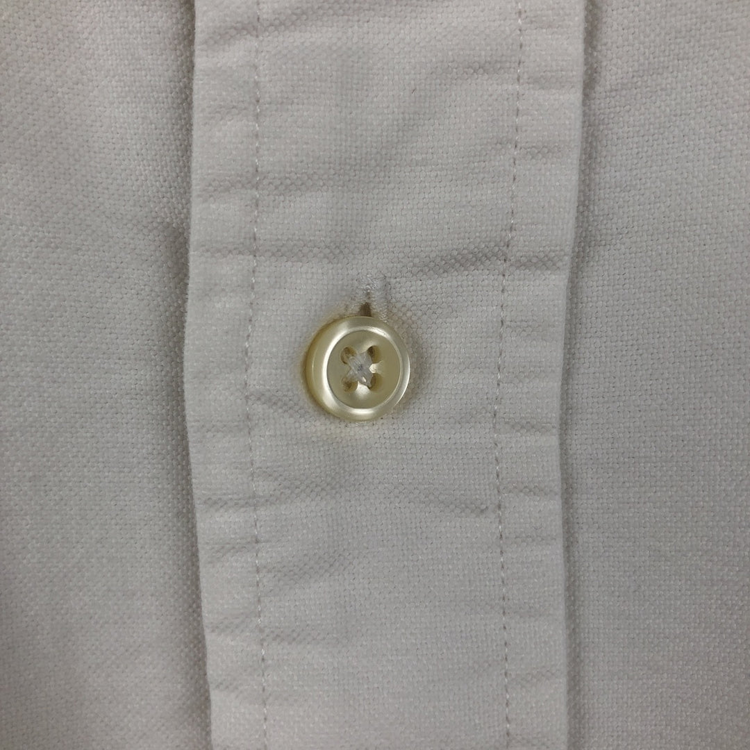 Ralph Lauren BLAKE CLASSIC FIT Long-Sleeve Button-Down Shirt, Men's Size XL (approx.) cotton white type Vintage Second Hand