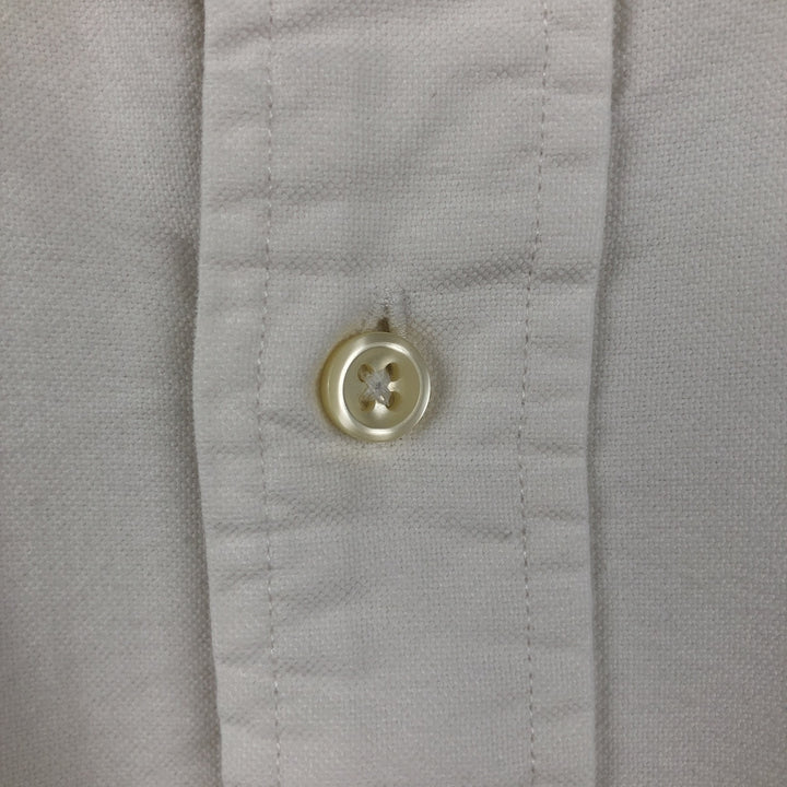 Ralph Lauren BLAKE CLASSIC FIT Long-Sleeve Button-Down Shirt, Men's Size XL (approx.) cotton white type Vintage Second Hand
