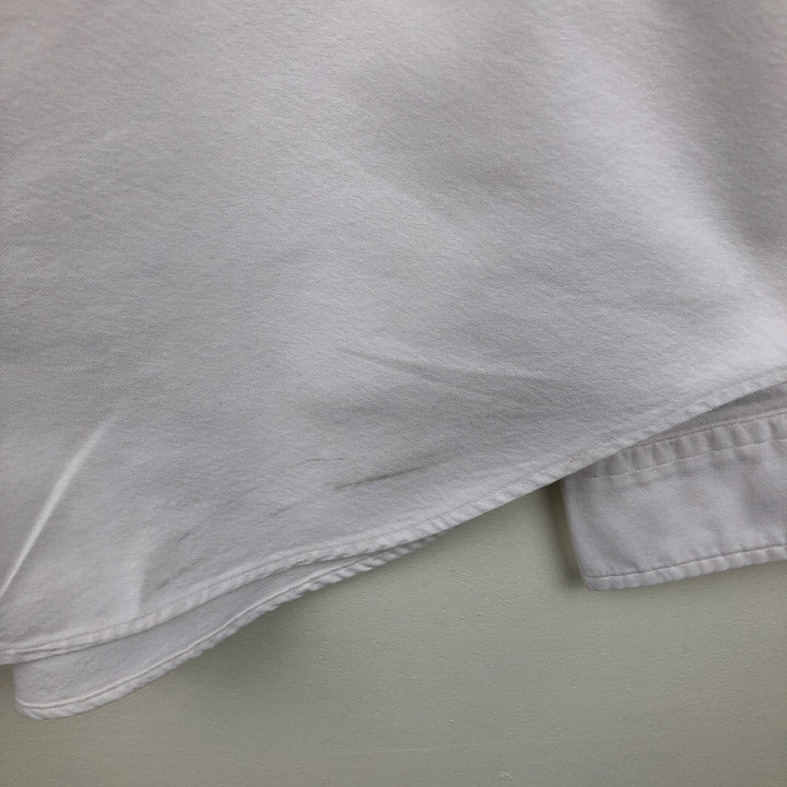 Ralph Lauren BLAKE CLASSIC FIT Long-Sleeve Button-Down Shirt, Men's Size XL (approx.) cotton white type Vintage Second Hand