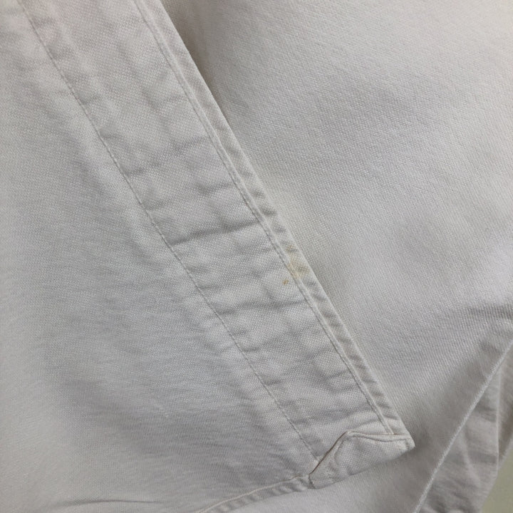 Ralph Lauren BLAKE CLASSIC FIT Long-Sleeve Button-Down Shirt, Men's Size XL (approx.) cotton white type Vintage Second Hand