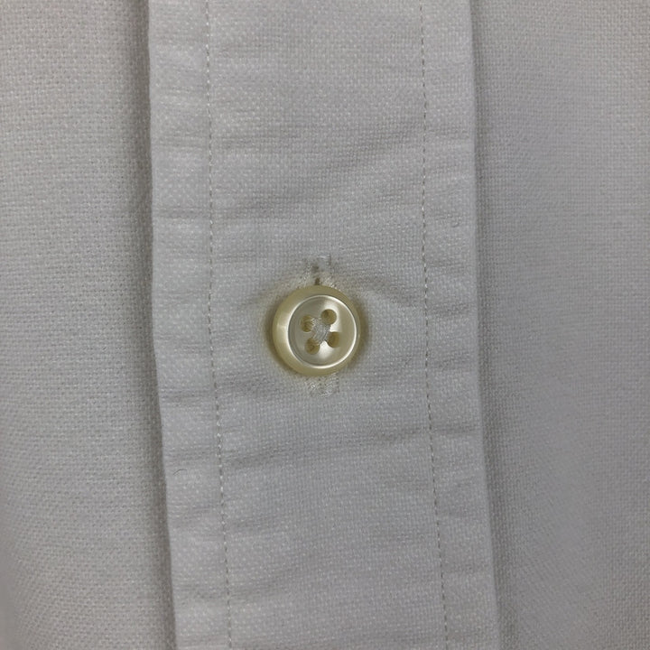 Ralph Lauren YARMOUTH long sleeve button down shirt, men's XL size cotton white type Vintage Second Hand