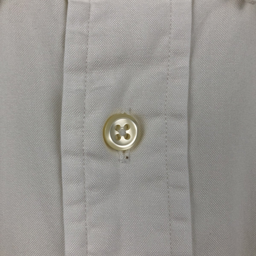 Ralph Lauren YARMOUTH long sleeve button down shirt, men's XL size cotton white type Vintage Second Hand