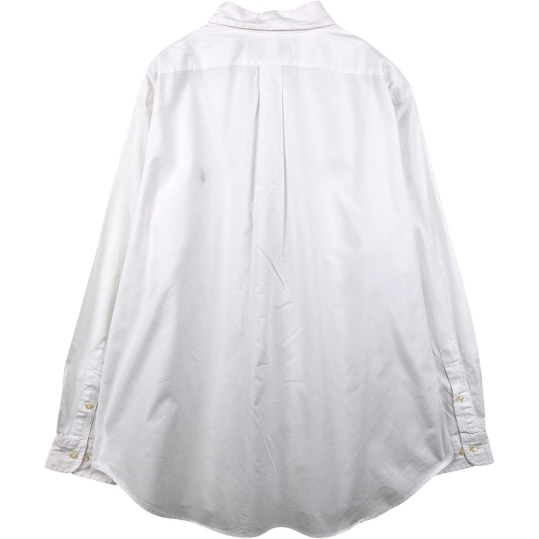 Ralph Lauren Classic Fit Long Sleeve Button Down Shirt Men's XL cotton white type Vintage Second Hand