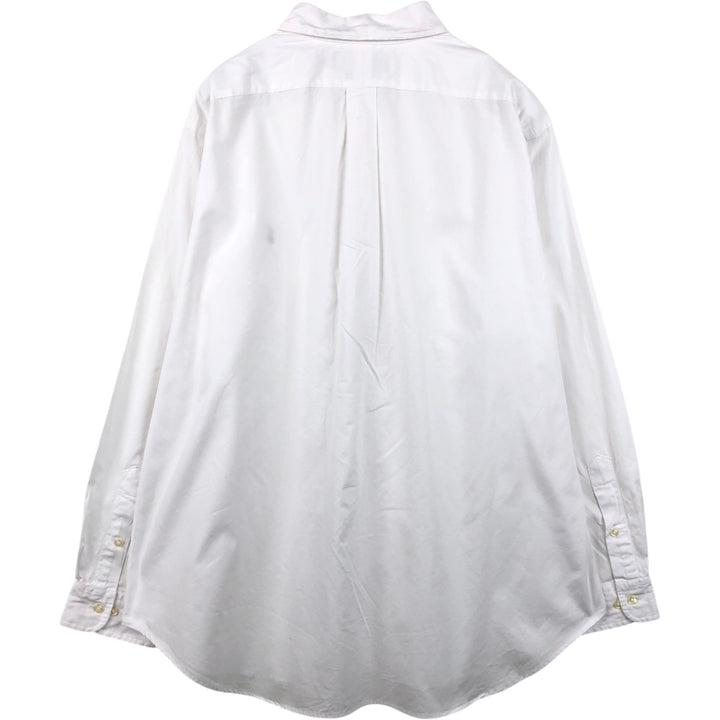 Ralph Lauren Classic Fit Long Sleeve Button Down Shirt Men's XL cotton white type Vintage Second Hand