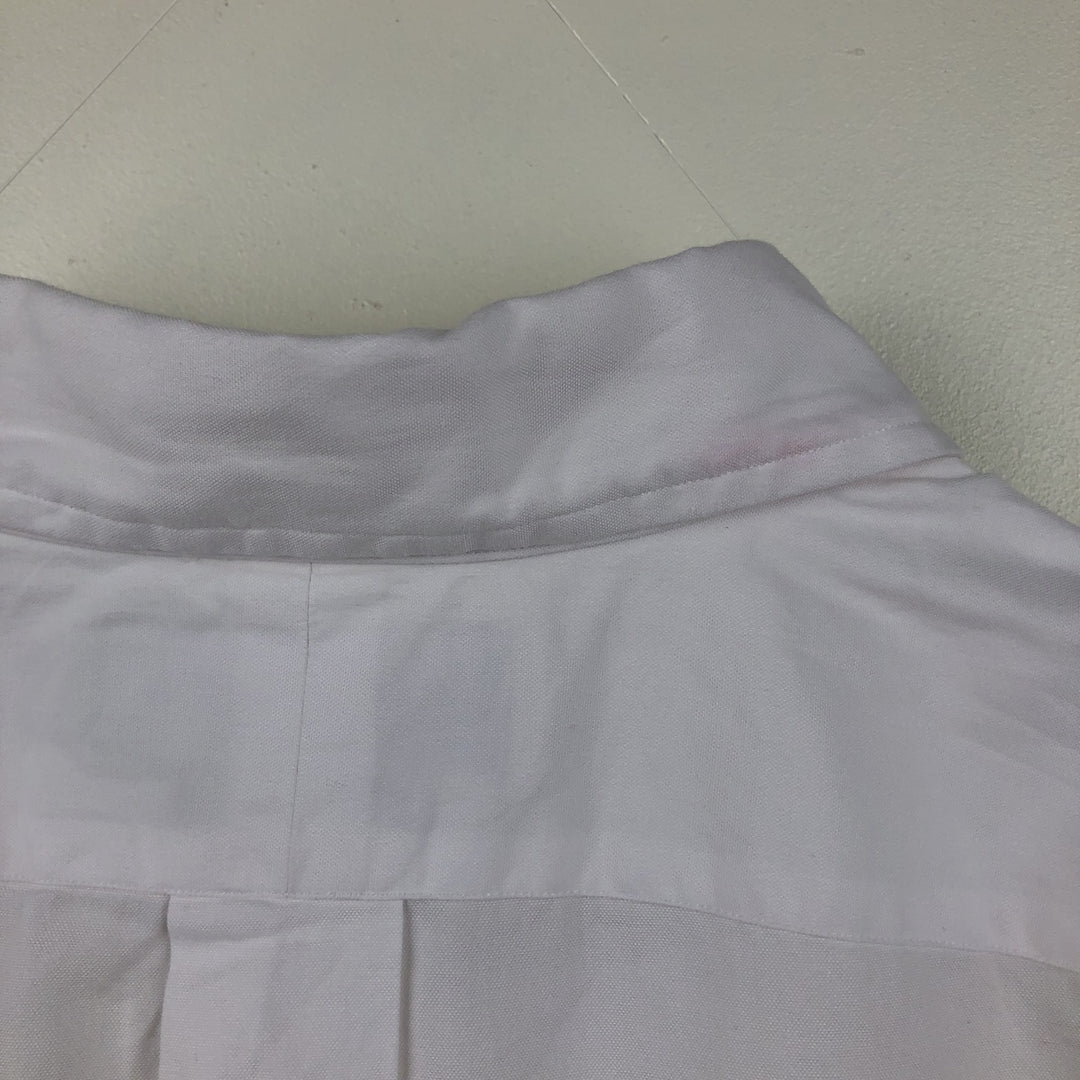 Ralph Lauren Classic Fit Long Sleeve Button Down Shirt Men's XL cotton white type Vintage Second Hand