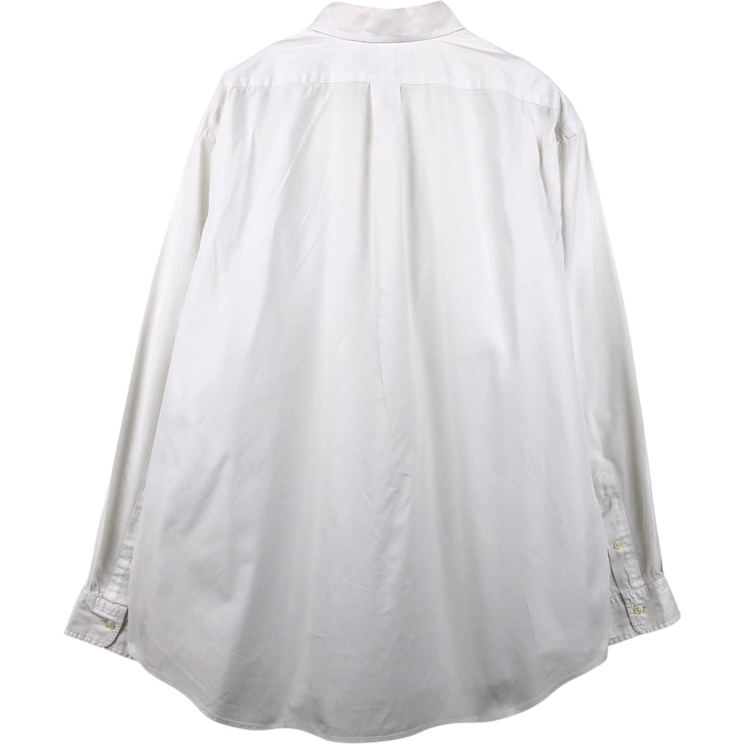 Ralph Lauren long sleeve button down shirt, men's XXL size cotton white type Vintage Second Hand