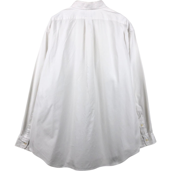 Ralph Lauren long sleeve button down shirt, men's XXL size cotton white type Vintage Second Hand
