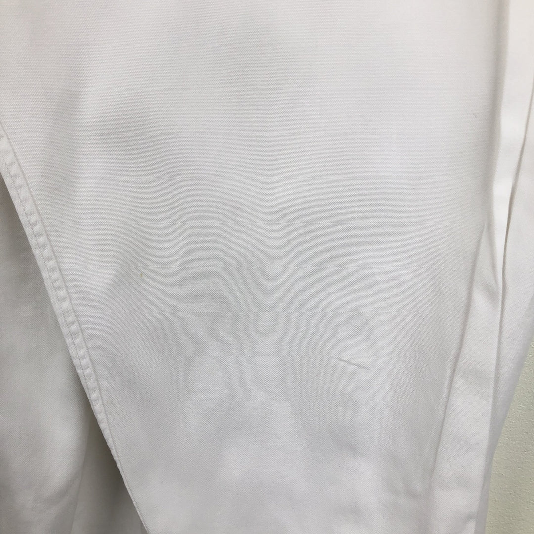 Ralph Lauren long sleeve button down shirt, men's XXL size cotton white type Vintage Second Hand
