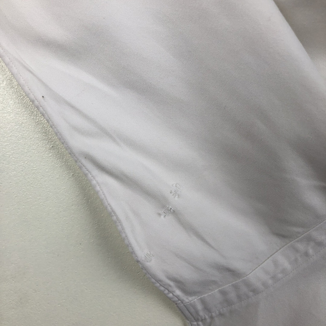 Ralph Lauren long sleeve button down shirt, men's XXL size cotton white type Vintage Second Hand