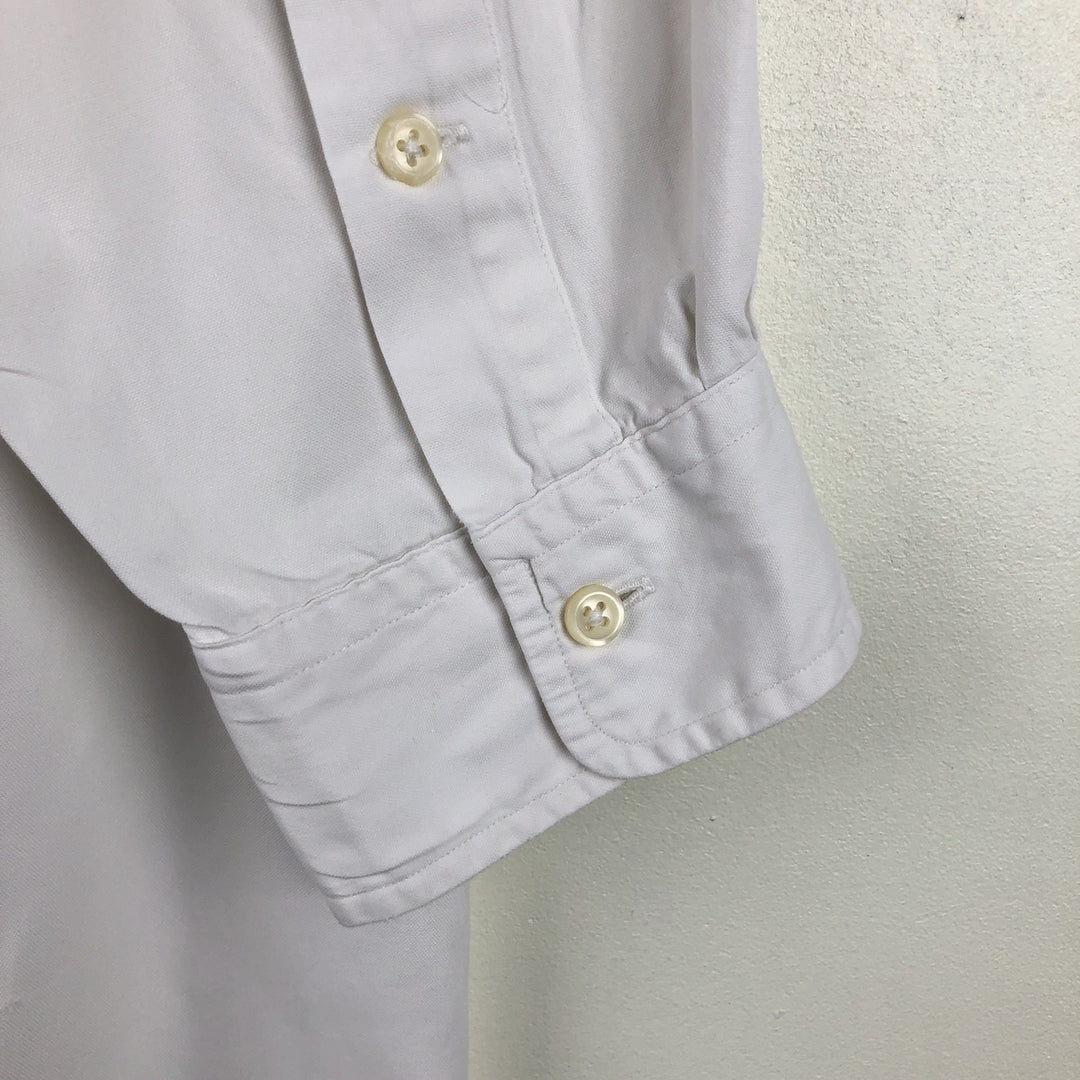 Ralph Lauren long sleeve button down shirt, men's XXL size cotton white type Vintage Second Hand