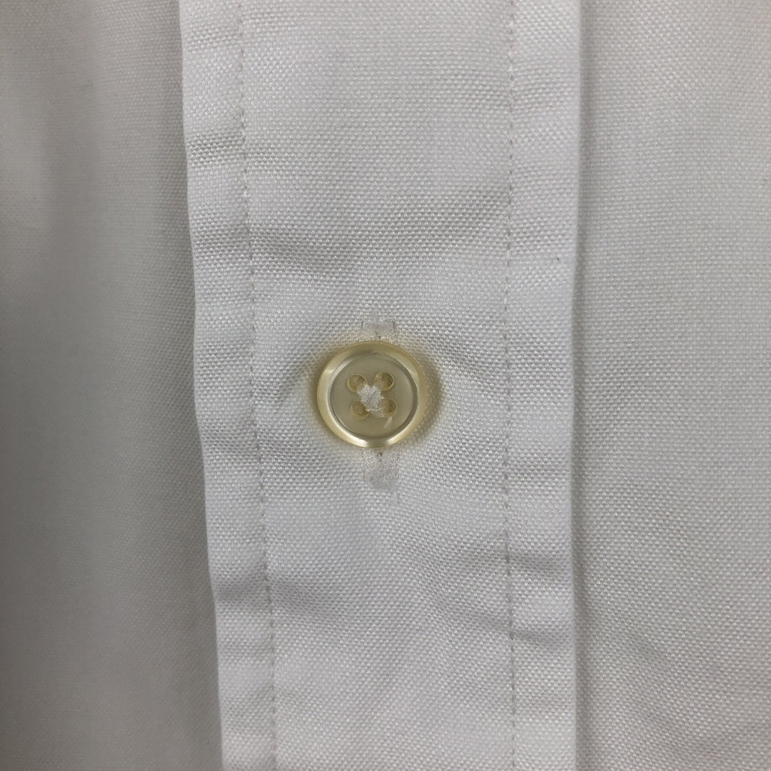 Ralph Lauren YARMOUTH long sleeve button down shirt, men's XXL size cotton white type Vintage Second Hand